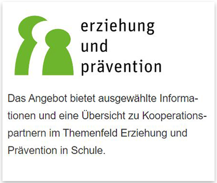 Kachel Erziehung und Prävention 