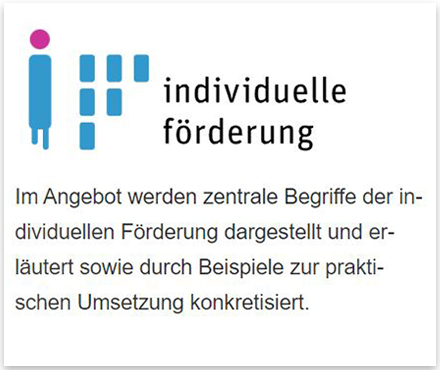 Individuelle Förderung Kachel