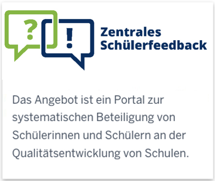 Zentrales Schülerfeedback Kachel