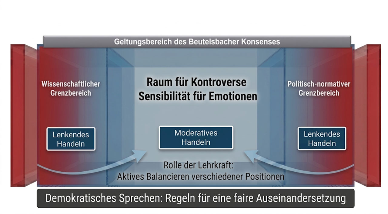 Schaubild Räumliches Modell von Kontroversität