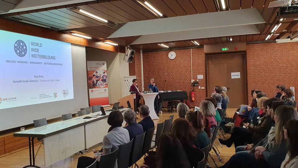 Fachtagung zur inklusiven Bildung in der Weiterbildung  am 22.02.2024 in der QUA-LIS NRW