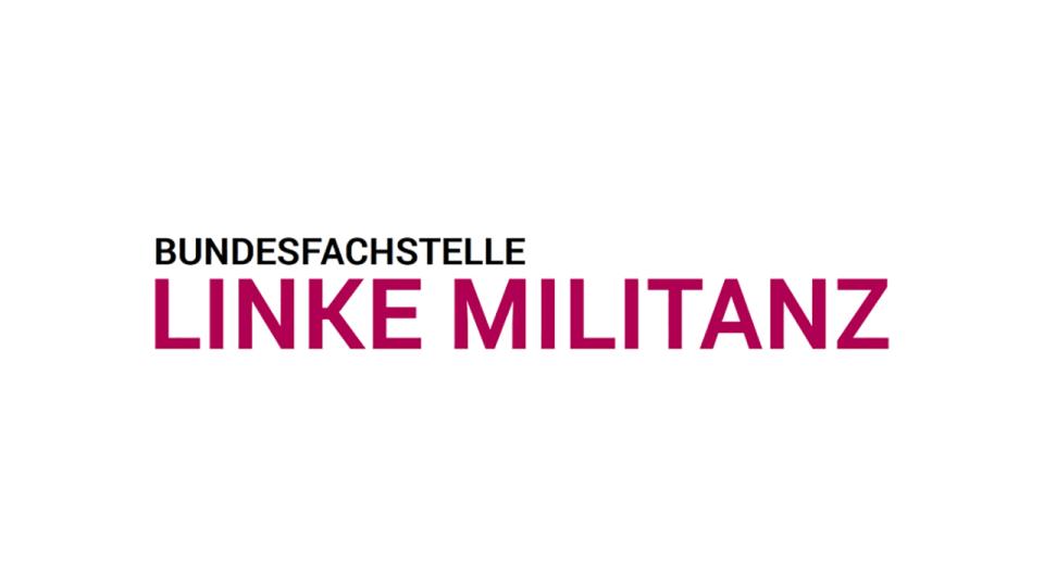 Logo Bundesfachstelle Linke Militanz