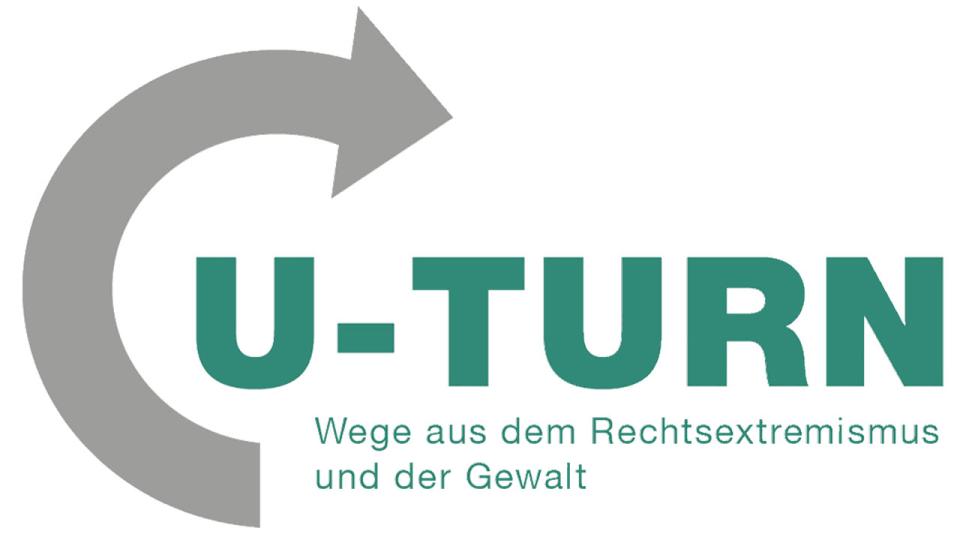 Logo U-Turn (Wege aus dem Rechtsextremismus und der Gewalt)