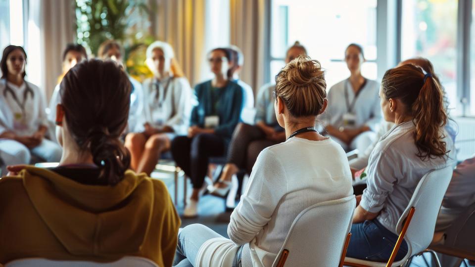 Workshop in einer Einrichtung mit Teilnehmenden