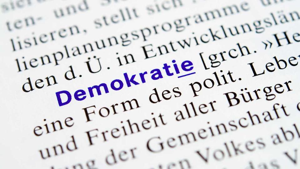 Auszug aus dem Lexikon zum Begriff Demokratie