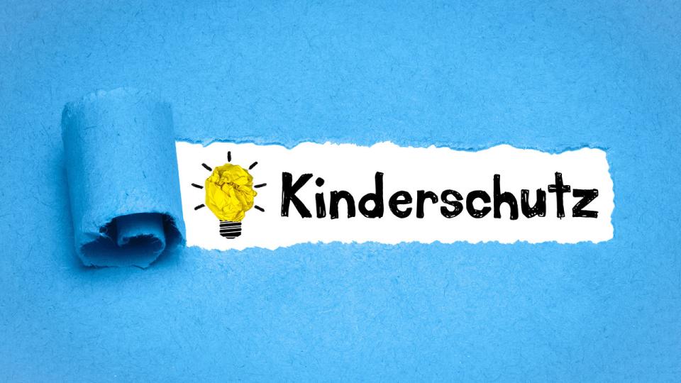 Schriftzug Kinderschutz