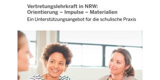 Titelseite Broschüre Vertretungslehrkraft NRW