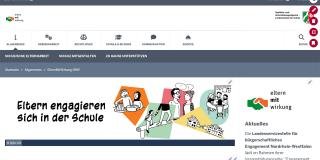 Webseite Elternmitwirkung Startseite