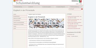 Bild von der Webseite Englisch in der Primarstufe