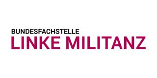 Logo Bundesfachstelle Linke Militanz 