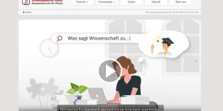 Webseite Forschungsmonitor Schule 